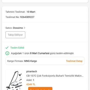 Yeni Aldığım Buhar Makinesi Sürekli Arıza Yapıyor, Destek Bekliyorum