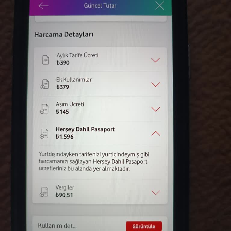 Kullanım Olmamasına Rağmen Yurt Dışı Paket Ücreti Faturama Yansıtıldı