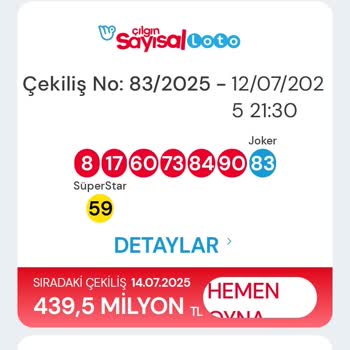 Sayısal Loto Sonuçlarında Tutarsızlık Kafa Karıştırıyor