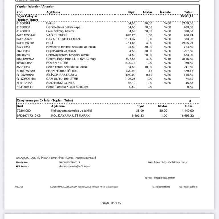 Servis Sonrası Aracımda Gösterge Ve Yakıt Tüketimi Sorunları Oluştu