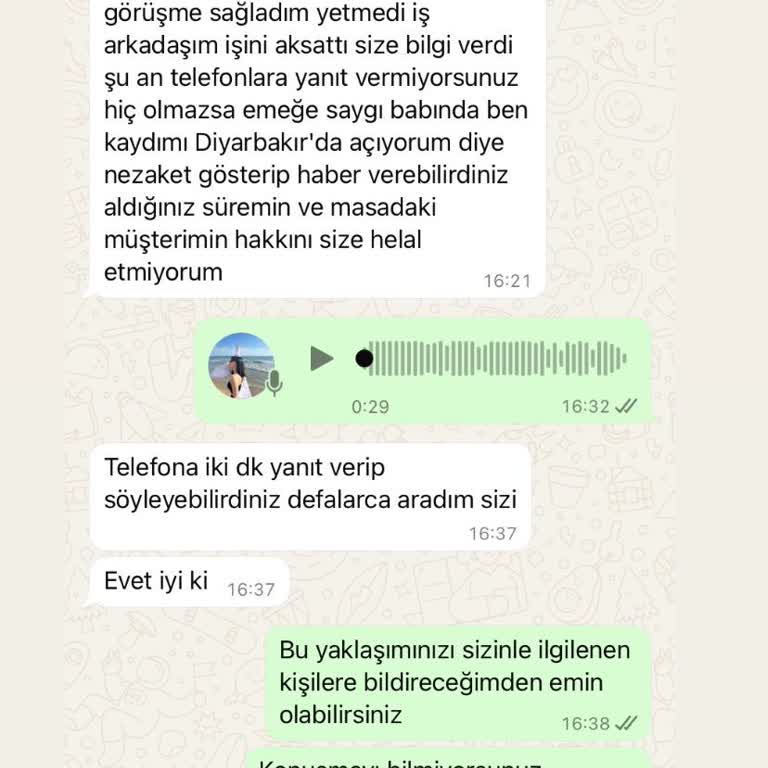 Eminevim Çalışanının Saygısız Davranışı Güvenimi Sarsıyor