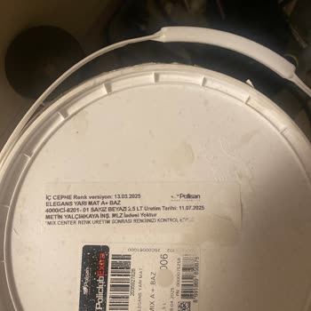 Polisan Sakız Beyazı Boyada Beklenmeyen Renk Tonu Ve Hayal Kırıklığı