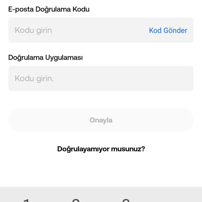 OKX Hesabına Giriş Sorunu Ve Doğrulama Kodlarının Ulaşmaması
