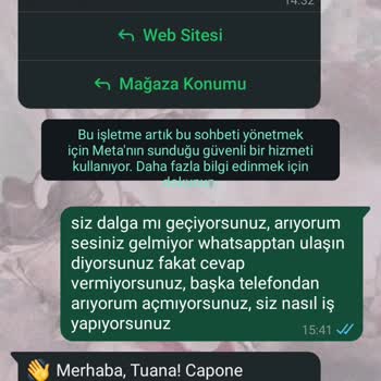 Sipariş Sonrası Yetersiz Destek Ve İletişimsizlik Yaşadım