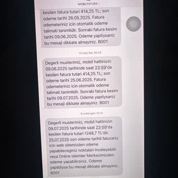 Taahhüt Bitiminde Anlamsız Yüksek Fatura Ve İletişimsizlik