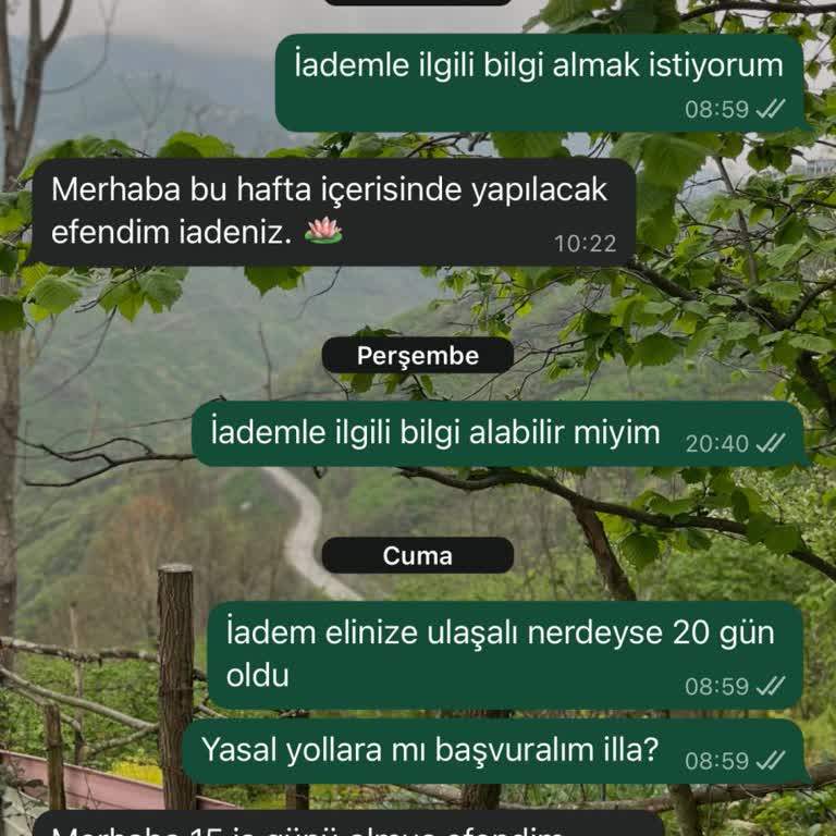 İade Edilen Ürünün Ücreti Bir Aydır Hesabıma Yatırılmadı Mağduriyetim Devam Ediyor