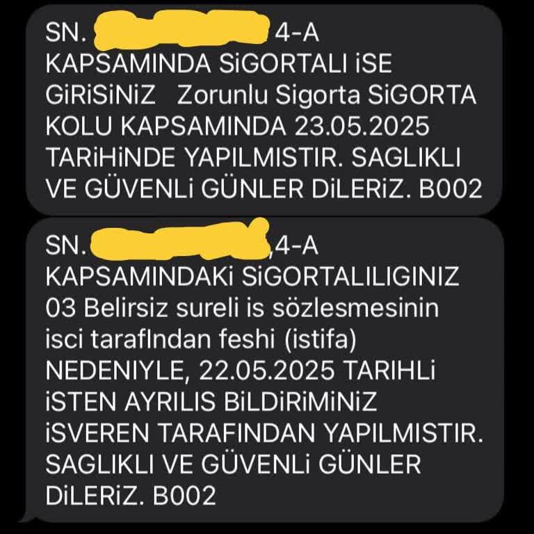 Çalışanların Sigorta Haklarının Bilgileri Dışında Kısıtlanması Hakkında Şikayet