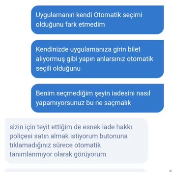 Onayım Olmadan Ekstra Ücret Alındı, İade Talep Ediyorum