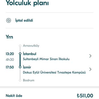 Yolculuk Öncesi Ekstra Ücret Talebi Nedeniyle Seyahat Edemedim