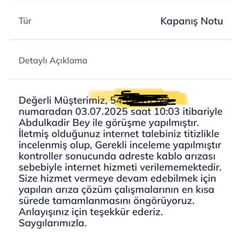 Üç Aydır İnternet Yok Maddi Kayıp Yaşıyorum Çözüm Bekliyorum
