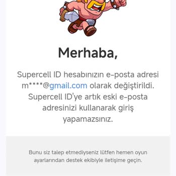 Supercell Hesabım Başkasının Eline Geçti, Yardım Edin!