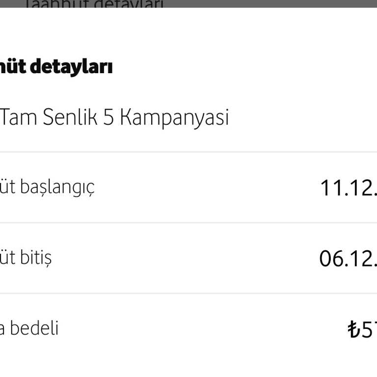 Vodafone Cayma Bedeli Hakkında Bilgi Yanıltması Ve Yüksek Fiyatlar