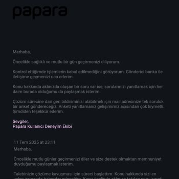 Başarısız İşlem Sonrası 31.230 TL Kredi Kartımdan Çekildi, İade Sağlanmıyor