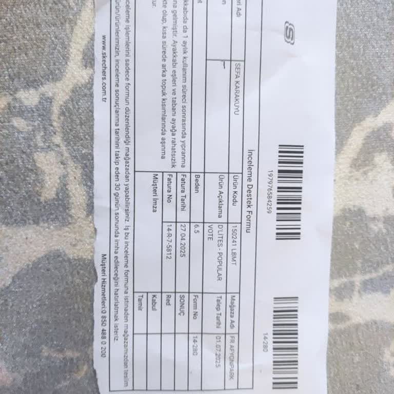 Kısa Sürede Yıpranan Ve Rahatsızlık Veren Ayakkabı İçin İlgisiz Mağaza Deneyimi