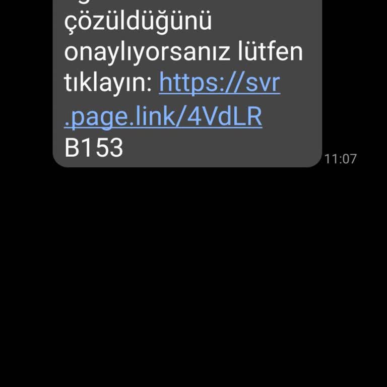 Sahte Mesajlarla Gelen Linklere Karşı Uyarı