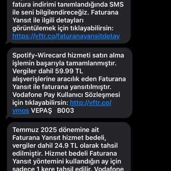 Vodafone Pay İle Spotify Kampanyasında Vaat Edilen 10 GB İnternet Paketi Yüklenmedi