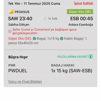 Uçak Bileti İptalinde Haksız Kesintiyle Mağduriyet Yaşadım