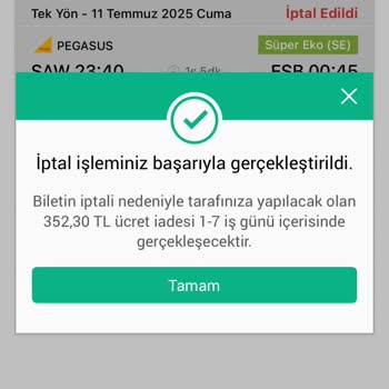 Uçak Bileti İptalinde Haksız Kesintiyle Mağduriyet Yaşadım