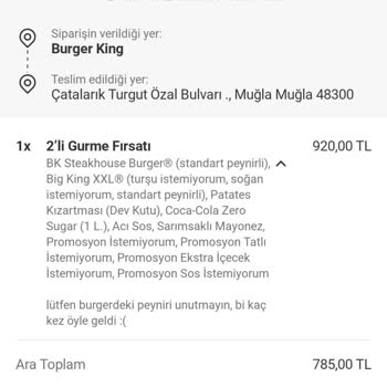 Taş Gibi Ekmekli Hamburger Ve Yetersiz Destek Deneyimi