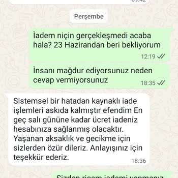 Yanlış Ürün Gönderimi Ve İade Sonrası Uzayan Para İadesi Mağduriyeti