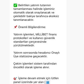 Millibet'te Bonus Sonrası Çekim Yapılamıyor Ve Canlı Destek Yanıt Vermiyor