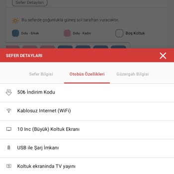 Obilet'te Yanıltıcı Otobüs Özellikleri Bilgisi