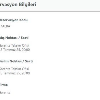 Garenta Findeks Puanım Yüksek Olmasına Rağmen Araç Kiralama Reddedildi