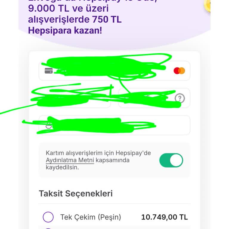 Hepsipay Kampanyasında Kart Kayıt Şartı Sonradan Belirtildi