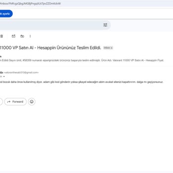 Satın Alınan VP Kodunun Kullanılmış Çıkması Ve Para İadesi Talebi