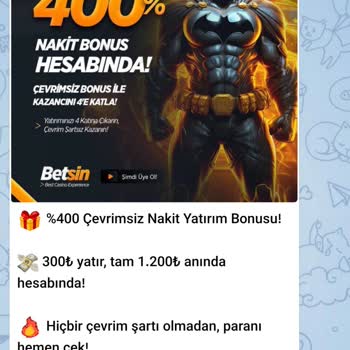 Betsin Çevrimsiz Bonus Vaadiyle Şartlı Çekim Ve Yatırım Şartları Hayal Kırıklığı Yarattı