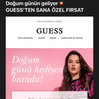 Guess Doğum Günü Hediyesi Kodu Çalışmıyor, Müşteri Mağdur Oldu