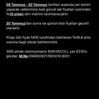 Bahçeşehir Koleji'nde Yönetmeliğe Aykırı Kitap Ücreti Talebi