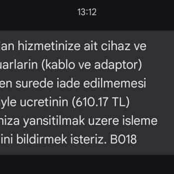 İade Edilen Modem İçin Haksız Ek Ücret Uyarısı Ve Mağduriyet