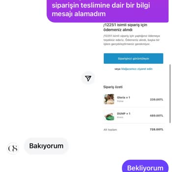 Bir Yıldır Teslim Edilmeyen Sipariş Ve İade Sorunu
