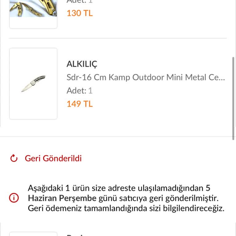 Trendyol Kaybolan Ürünümün İadesini Yapmıyor