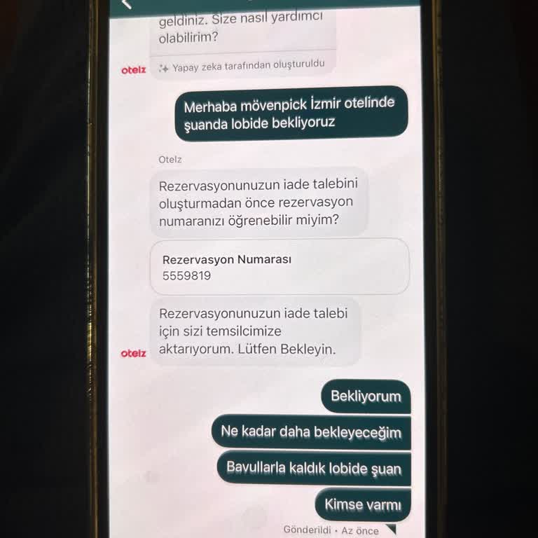 Otelz Rezervasyonunda Ödeme Yapılmadı Mağdur Edildim