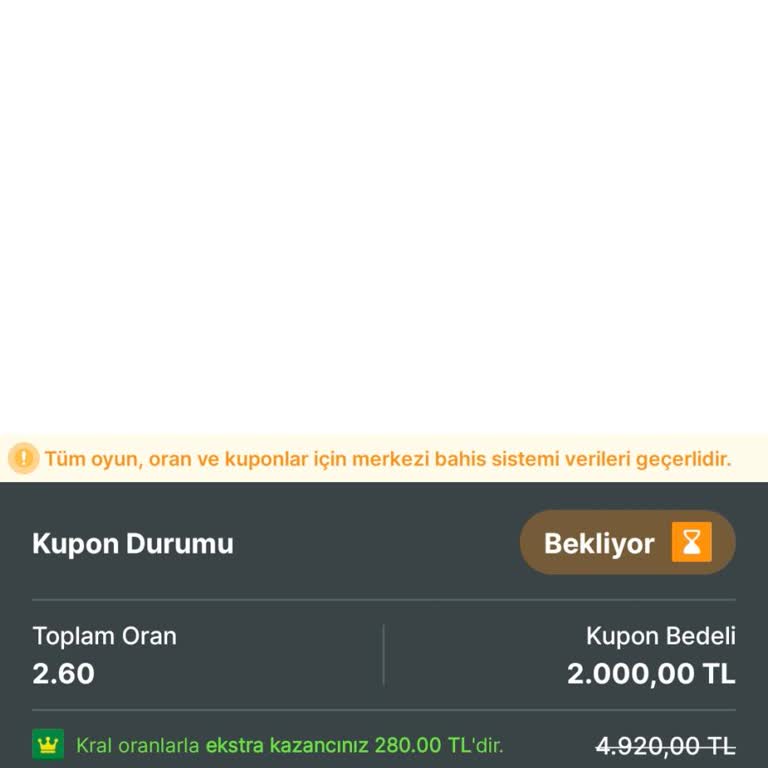 Kazandığım Kuponun Ödemesi 20 Saattir Yapılmadı, Maçları Kaçırdım