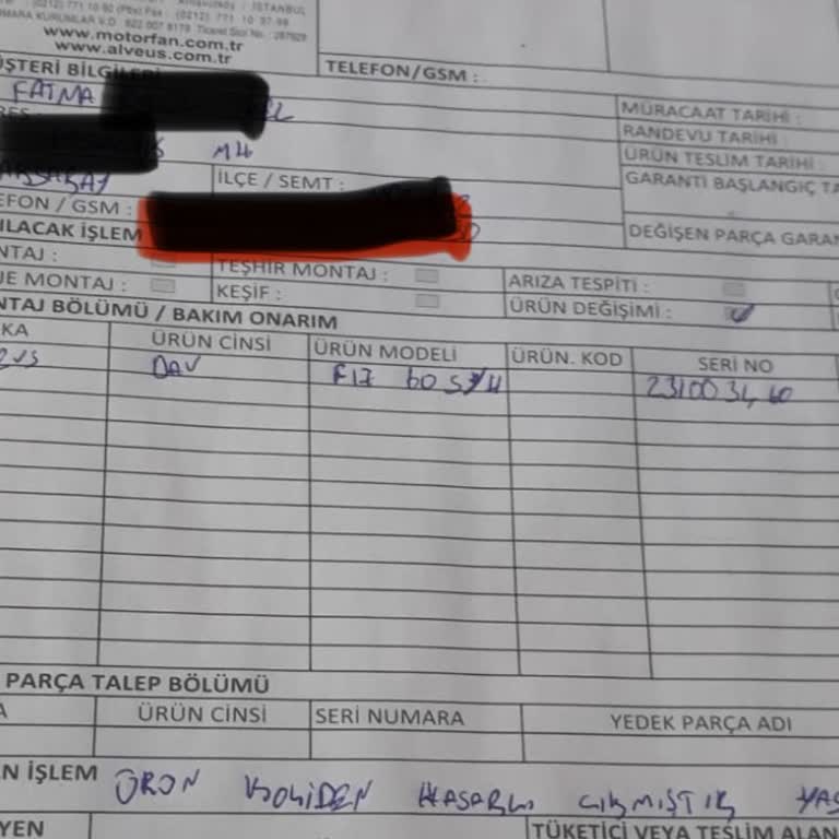 Arızalı Ankastre Nedeniyle Mağduriyetim Sürüyor