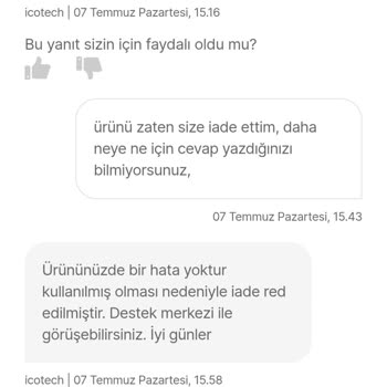 İade Talebim Reddedildi, Param Hâlâ İade Edilmedi