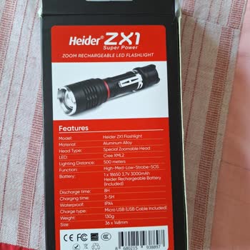 Heider ZX1 El Fenerinde Şarj Girişi Problemi Ve İlgisiz Müşteri Hizmeti