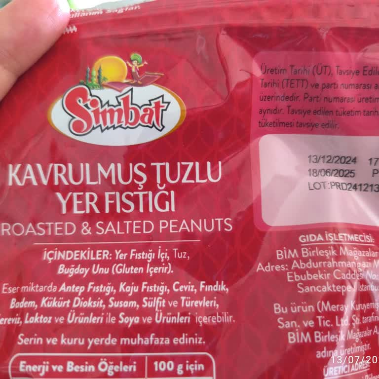 BİM'den Aldığım Fıstığın Son Tüketim Tarihi Geçmiş Çıktı