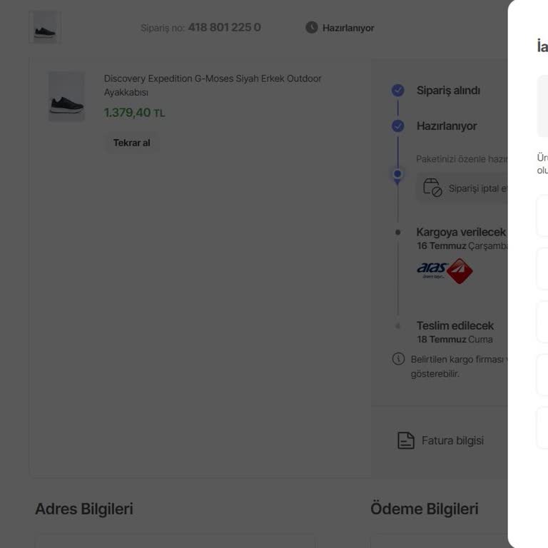 Hazırlanmamış Siparişi İptal Edememek Mağduriyet Yaratıyor