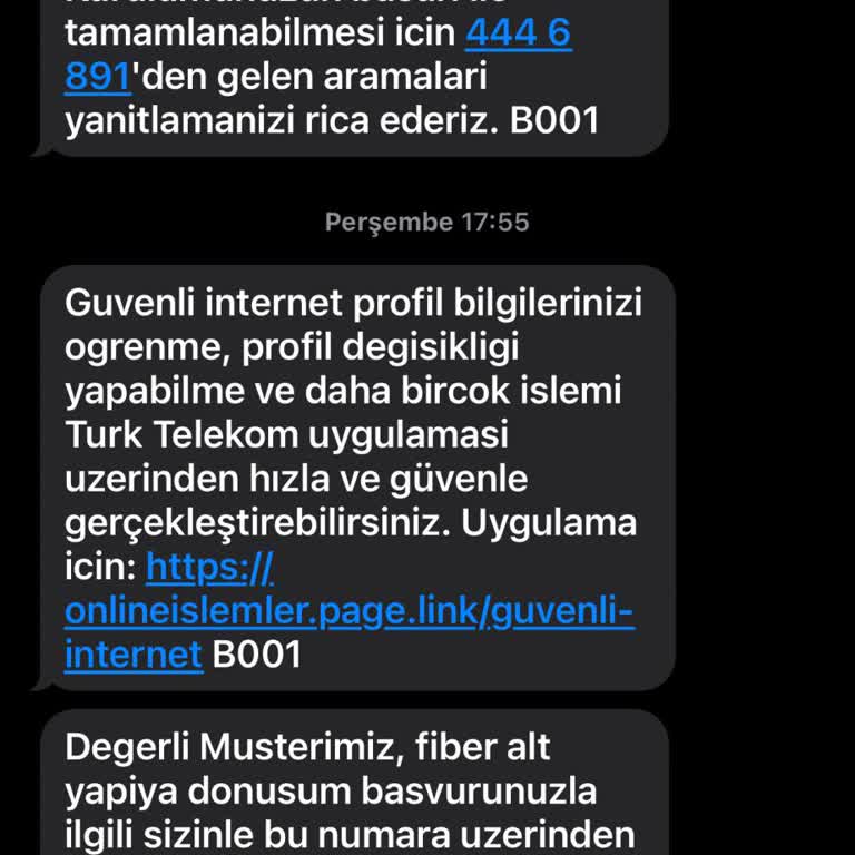 Türk Telekom Fiber Altyapı Başvurusunda Sürekli Sorun Ve İletişim Eksikliği