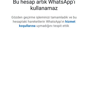 WhatsApp Hesabım Haksız Yere Kapatıldı, Destek Ekibi Yetersiz Kaldı
