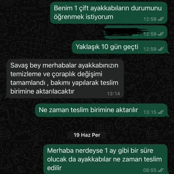 Ayakkabılarım 3 Aydır Teslim Edilmedi, Sürekli Oyalıyorlar