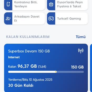 Turkcell'de Haksız Ve Hızlı Kota Azalması Sorunu