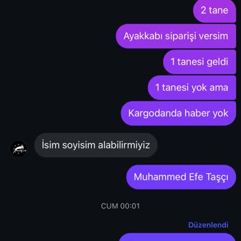 Siparişler Eksik Veya Hiç Gönderilmiyor