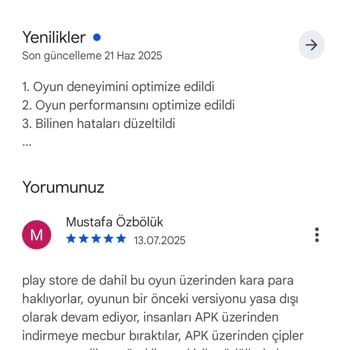 Oyunda Adil Olmayan Ödül Dağılımı Ve Şüpheli İşlemler