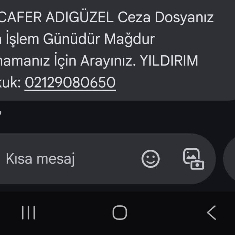 Kişisel Verilerimin İzinsiz Kullanımı Ve Hukuk Bürosundan Gelen Tehditkâr Mesaj