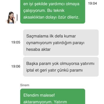 Yatırdığım Para Hesaba Geçmedi, Destek Çözüm Sunmadı